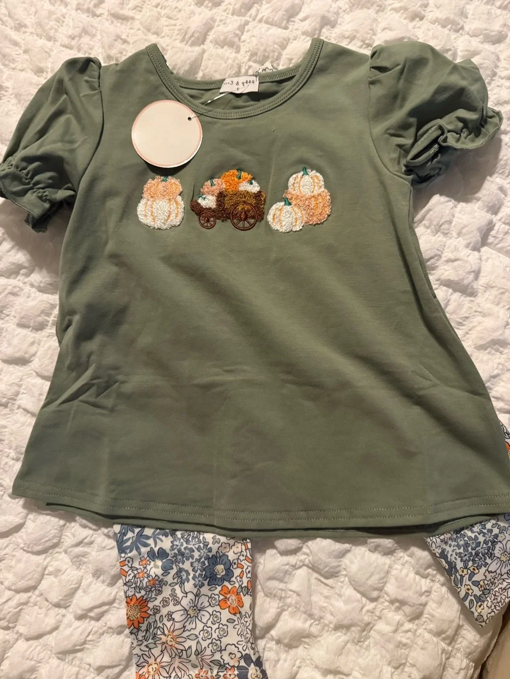 Abby & Evie soft green